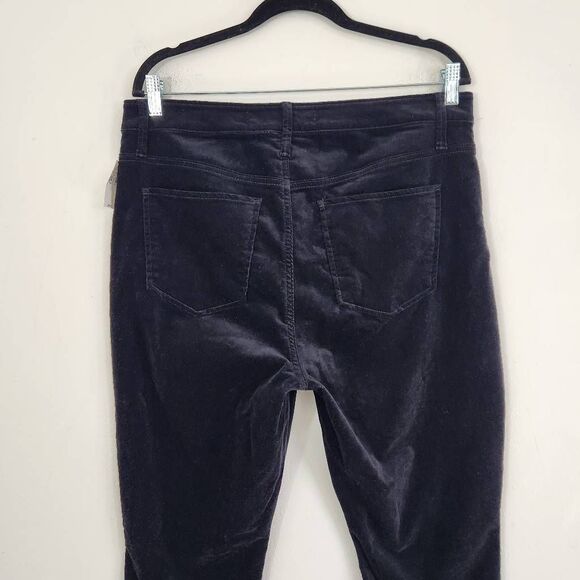 GAP Black Velvet Skinny Pants NWT Size 33 Gap Velvet Pants - Picture 5 of 8